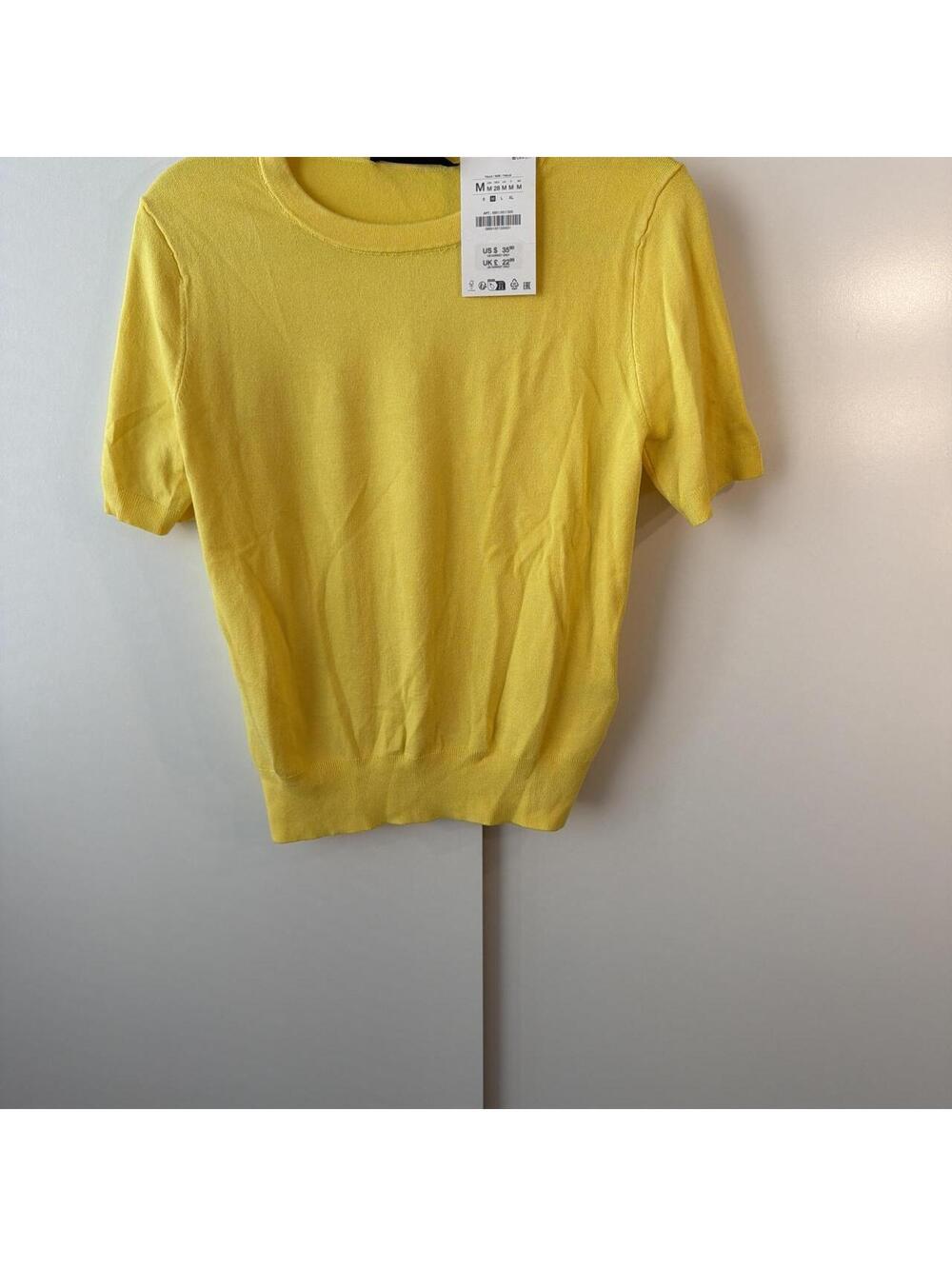 Yellow Zara top